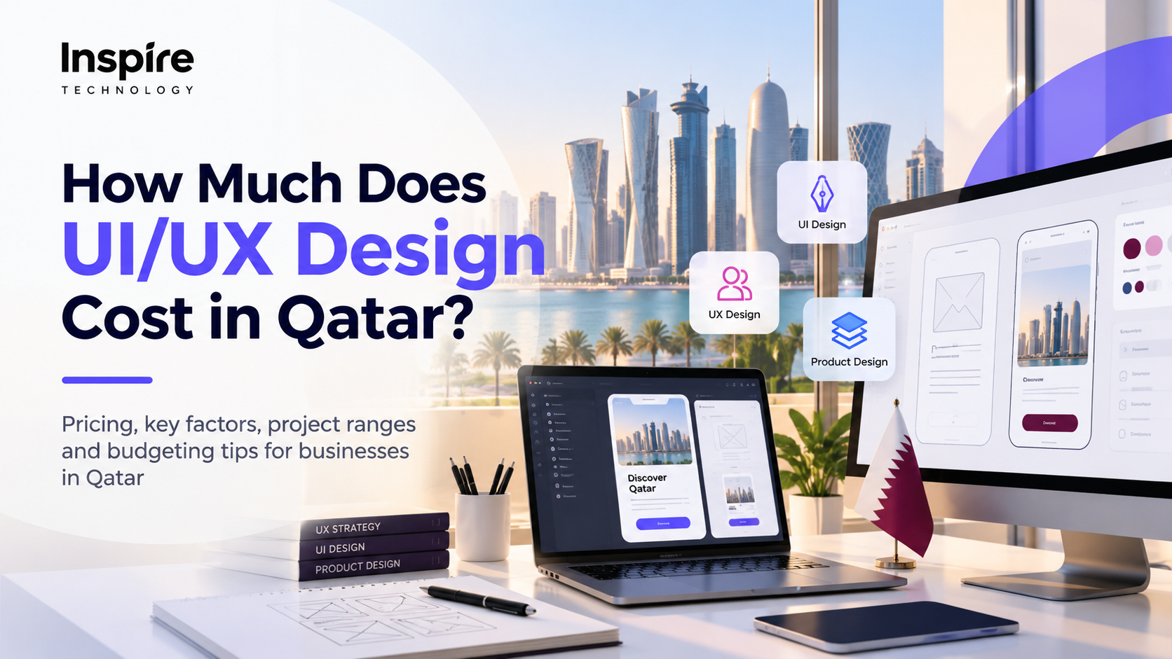 UI design pricing, UX design cost, product design cost, Doha UI UX