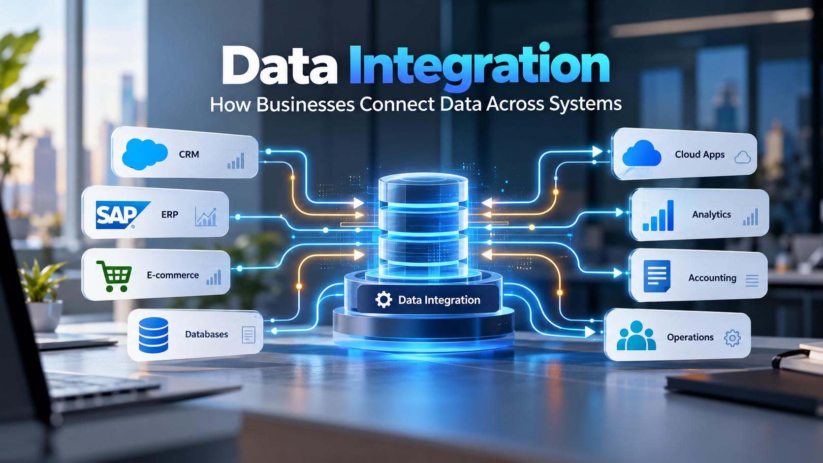 data integration services, data synchronisation, ETL, ELT, data pipelines, API integration, data mapping, data quality, data governance