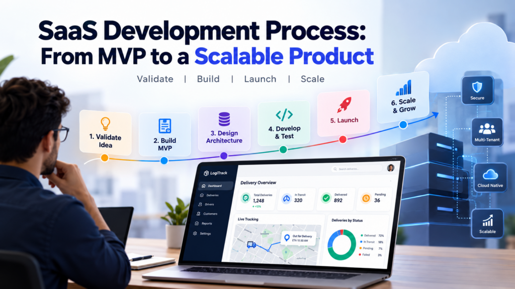 SaaS MVP development, SaaS product development, scalable SaaS architecture, multi-tenant SaaS